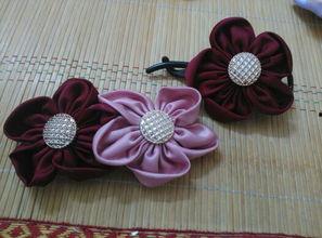 成人发饰花朵教程视频