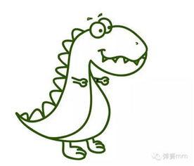 成人恐龙玩具简笔画视频,重温童年，绘制你的恐龙王国