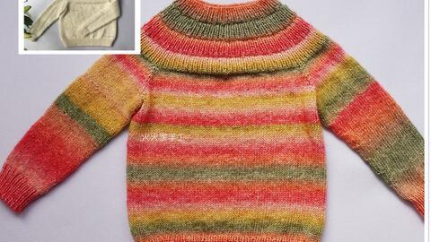 成人织彩条毛衣教程视频,轻松学会织彩条毛衣，打造个性时尚单品